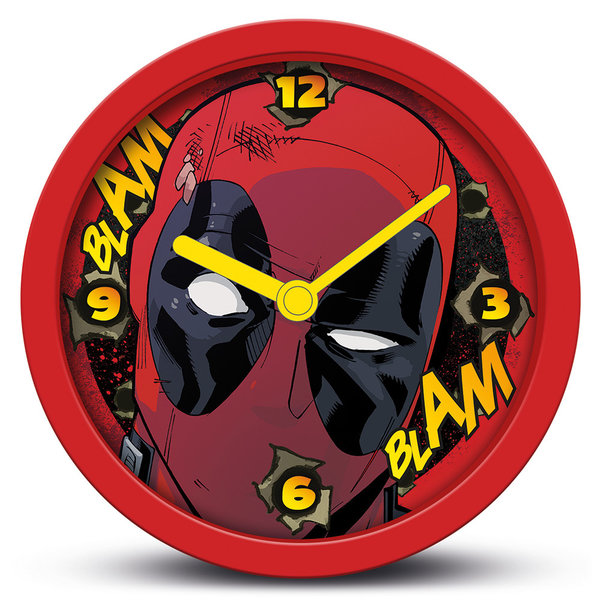 Marvel Deadpool BLAM BLAM - Bureauklok