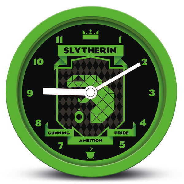 Harry Potter Slytherin Brutalist - Horloge de bureau