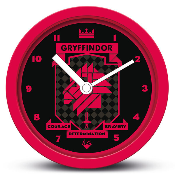 Harry Potter Gryffindor Brutalist - Horloge de bureau