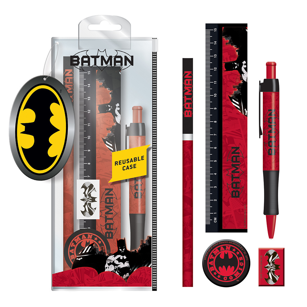 Batman Red Stationery Set Hole in the Wall Hole in the Wall