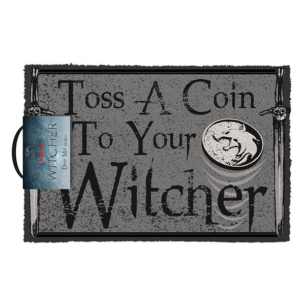 The Witcher Toss a Coin - Doormat