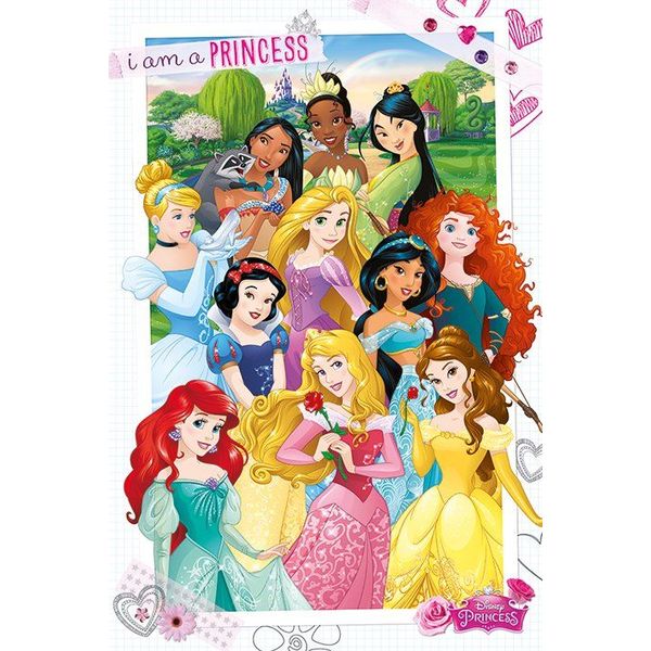 Poster DISNEY PRINCESS – grid | Wall Art, Gifts & Merchandise 