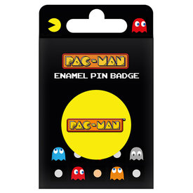 Pac-Man Logo - Badge en émail