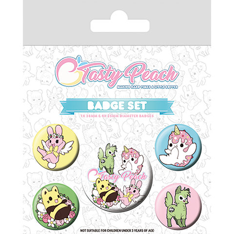 Tasty Peach - Badge Pack