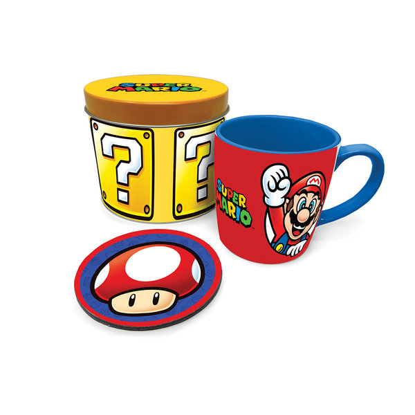 Super Mario Let's A Go - Metal Tin Gift Set