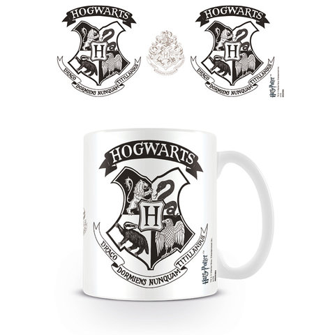 Harry Potter Hogwarts Crest Black - Mug