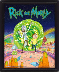 Products tagged with rick and morty 3d poster
