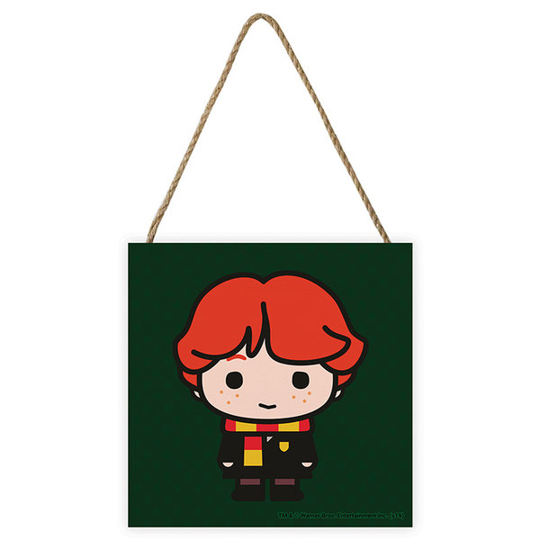 Harry Potter Ron Chibi - Wooden Block