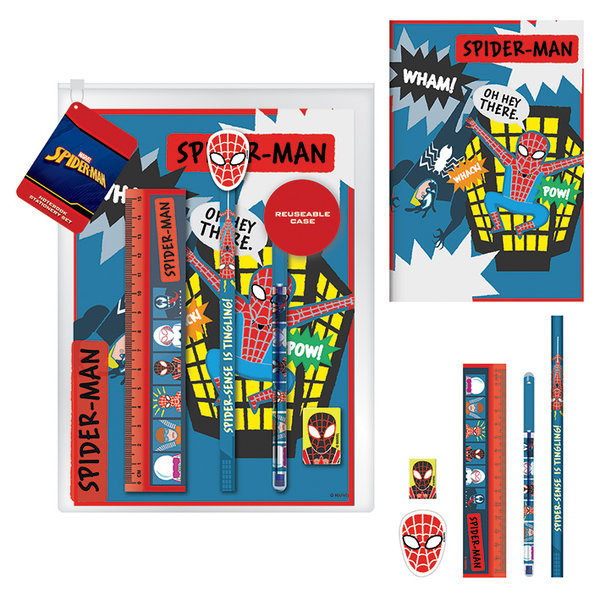 Spider-Man Sketch - Set de Papeterie avec Cahier