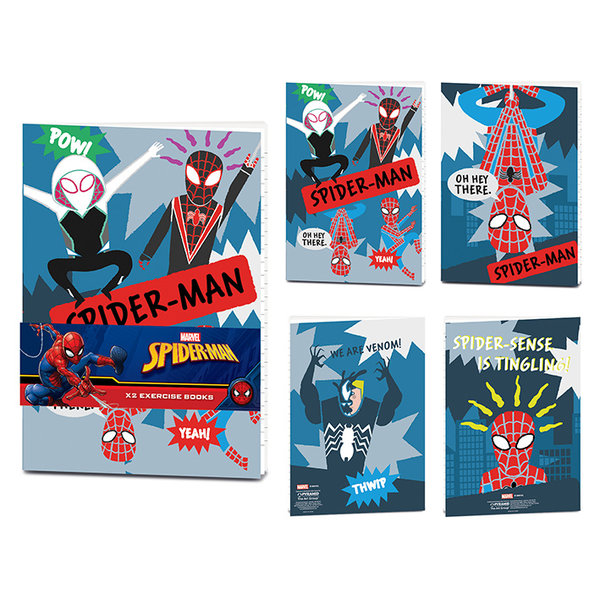 Spider-Man Sketch - Set 2 Cahiers de note A5