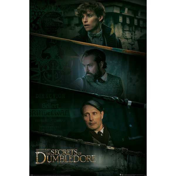 Fantastic Beasts The Secrets Of Dumbledore Three Wands - Maxi Poster