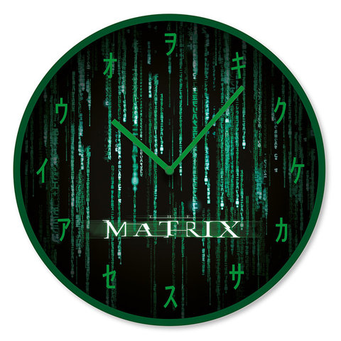 The Matrix Code - 10" Horloge Murale