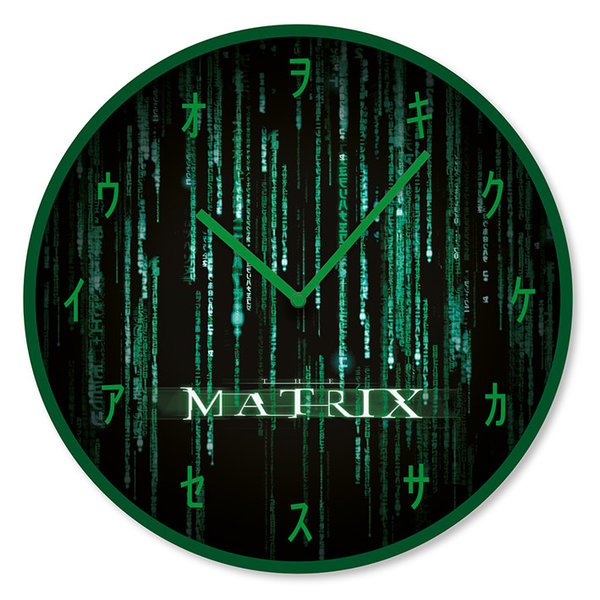 The Matrix Code - 10" Wall Clock