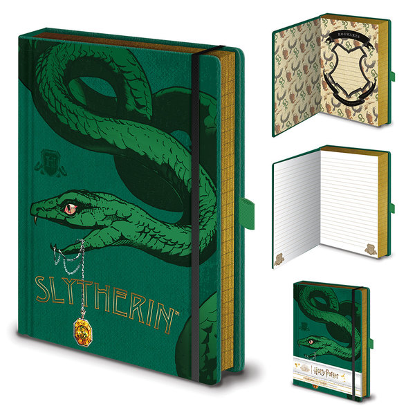 Harry Potter Intricate Houses Slytherin - Cahier de note A5 premium