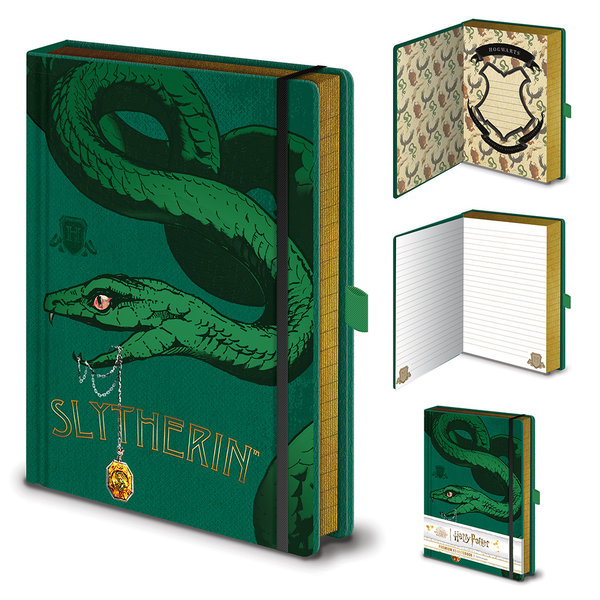 Harry Potter Intricate Houses Slytherin - Premium A5 Notebook