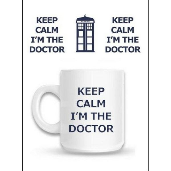 Doctor Who Keep Calm I'm The Doctor - Mok