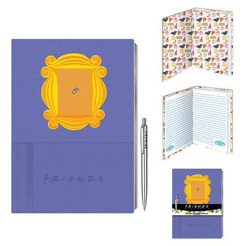 Friends Frame - Premium A5 Notebook with Pen