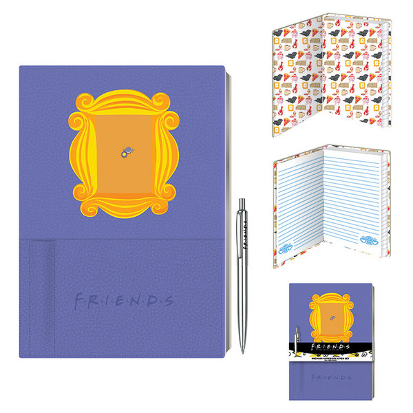 Friends Frame - Cahier de note A5 premium avec Stylo