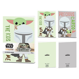 Star Wars The Mandalorian The Kid's With Me - A5 Exercise Notebook Set