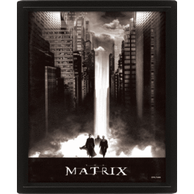 The Matrix Lightfall - Affiche 3D Encadrée