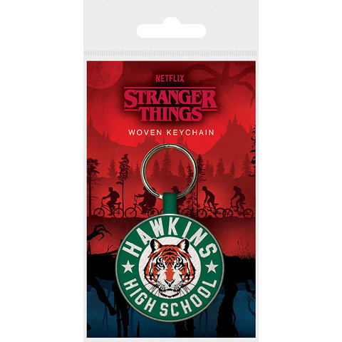 Stranger Things Hawkins High School - Geweven sleutelhanger