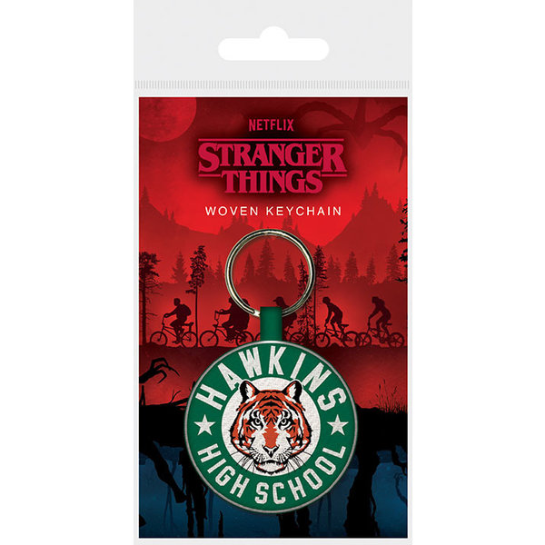 Stranger Things Hawkins High School - Geweven sleutelhanger