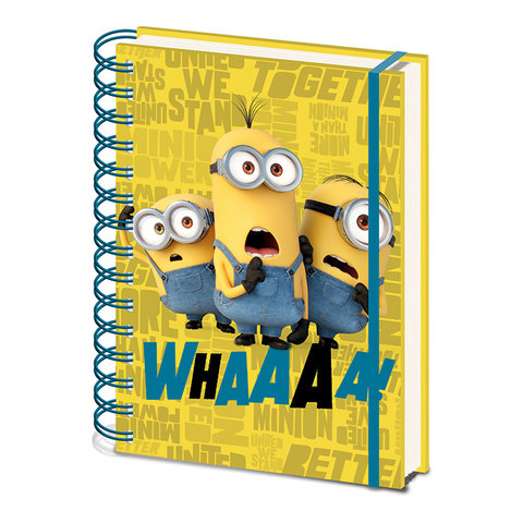 Minions The Rise of Gru WHAAAA - A5 Notebook