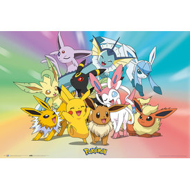 Pokémon Eevee Evolutions Gotta Catch Them All - Maxi Poster