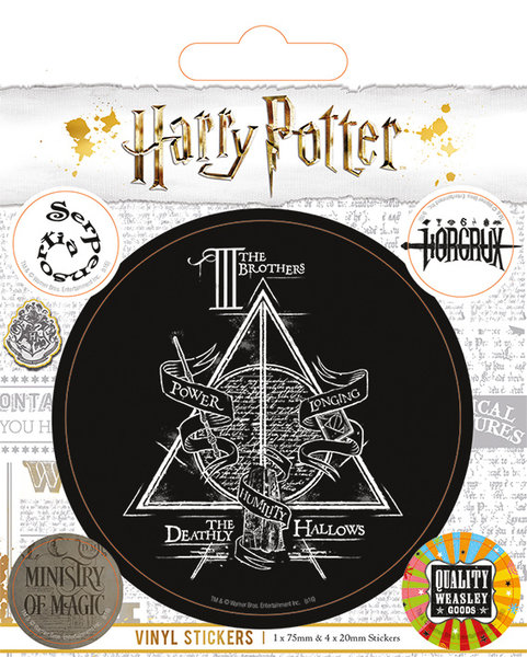 Harry Potter Symbols - Autocollant Vinyle Hole in the Wall Hole in the Wall
