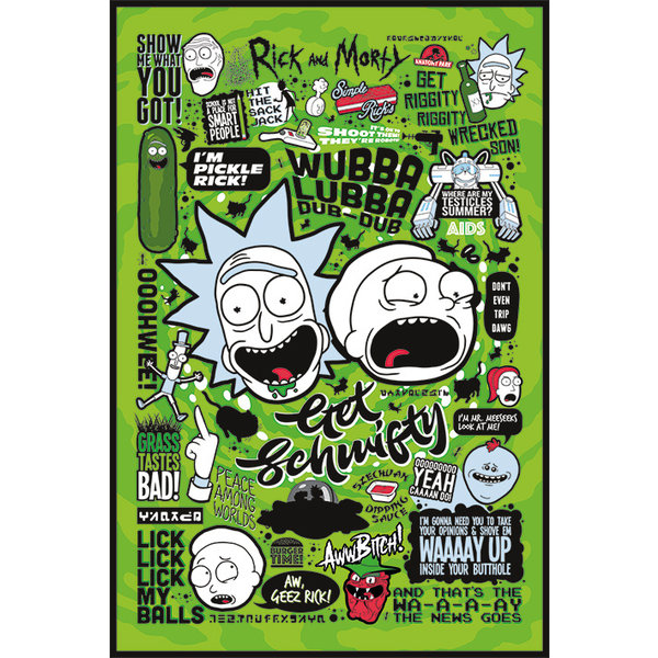 Rick And Morty Quotes - Maxi Poster