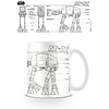 Star Wars At At Sketch - Mug