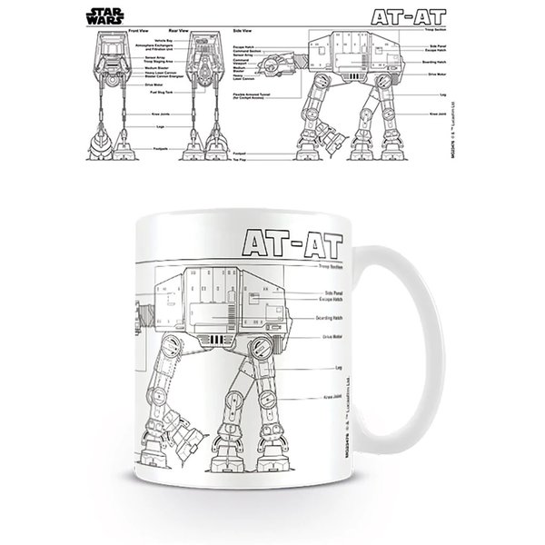Star Wars At At Sketch - Mug