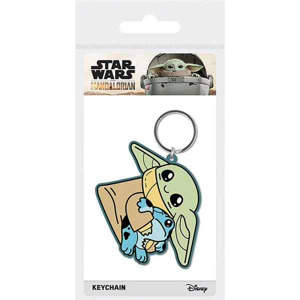 Star Wars The Mandalorian Grogu's Little Friend - Keyring