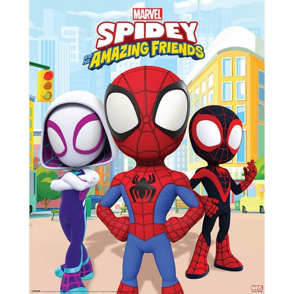 Spidey And His Amazing Friends - Mini Poster Hole in the Wall Hole in the  Wall