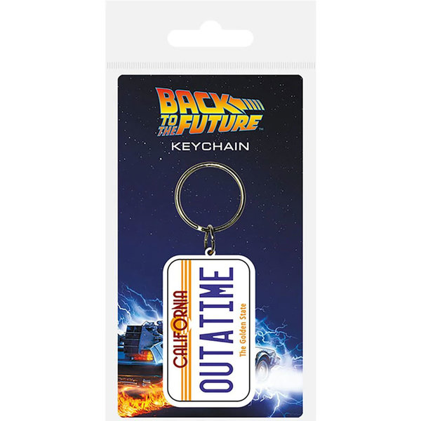 Back To The Future License Plate - Sleutelhanger