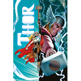 Marvel Thor VS Female Thor - Maxi Poster