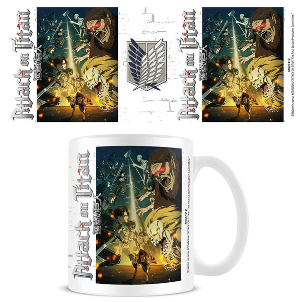 Attack On Titan S4 Special Ops Squad Vs Titans - Mug