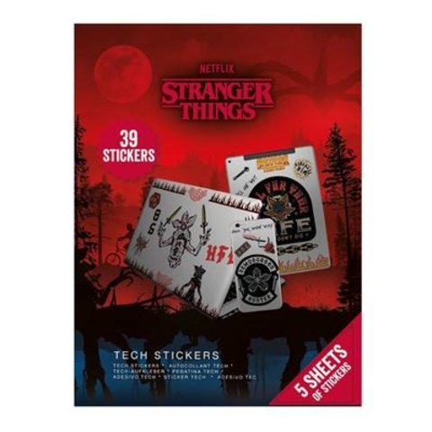 Stranger Things The Upside Down Battle - Tech Stickers