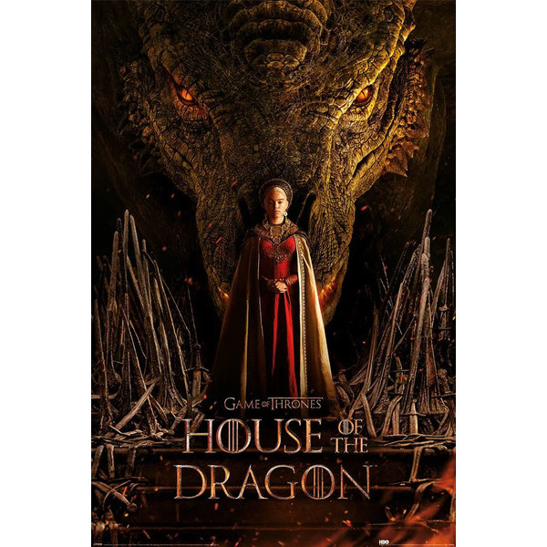 House Of The Dragon Dragon Throne - Maxi Poster