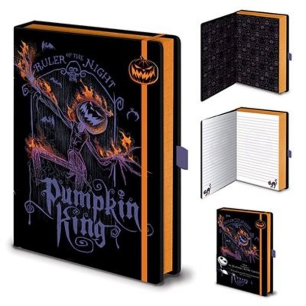Nightmare Before Christmas Pumpkin King - Premium A5 Notebook