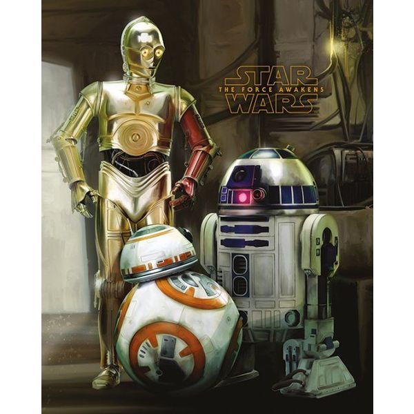 Star Wars VII Droids - Mini Poster