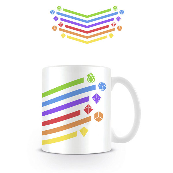 Rainbow Dice - Mug