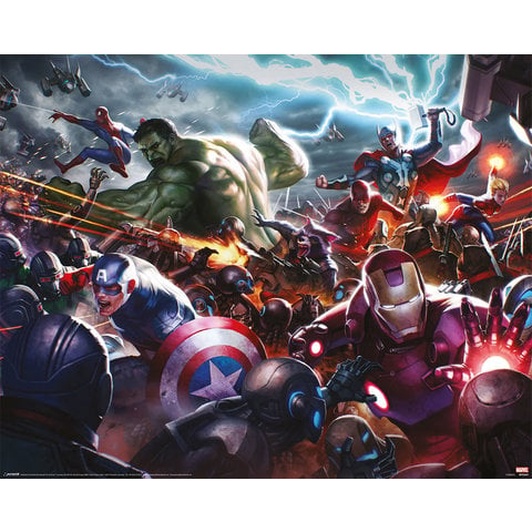 Marvel Future Fight Heroes Assault - Mini Poster