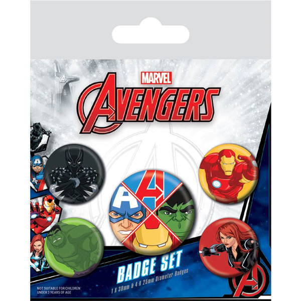 Avengers Assemble - Set de Badge
