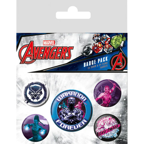 Black Panther Wakanda Forever - Badge Pack