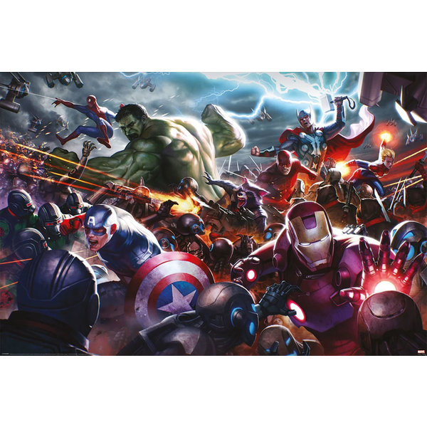 Marvel Future Fight Heroes Assault - Maxi Poster