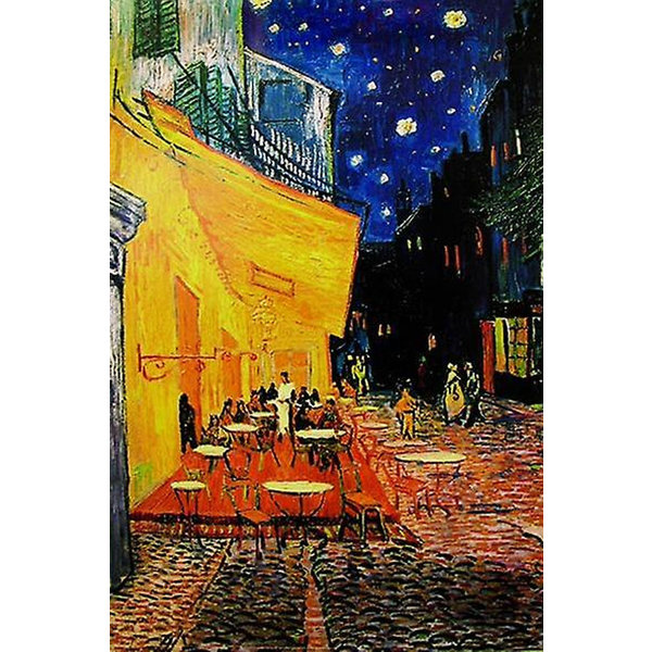 Van Gogh Caféterras Bij Nacht - Maxi Poster