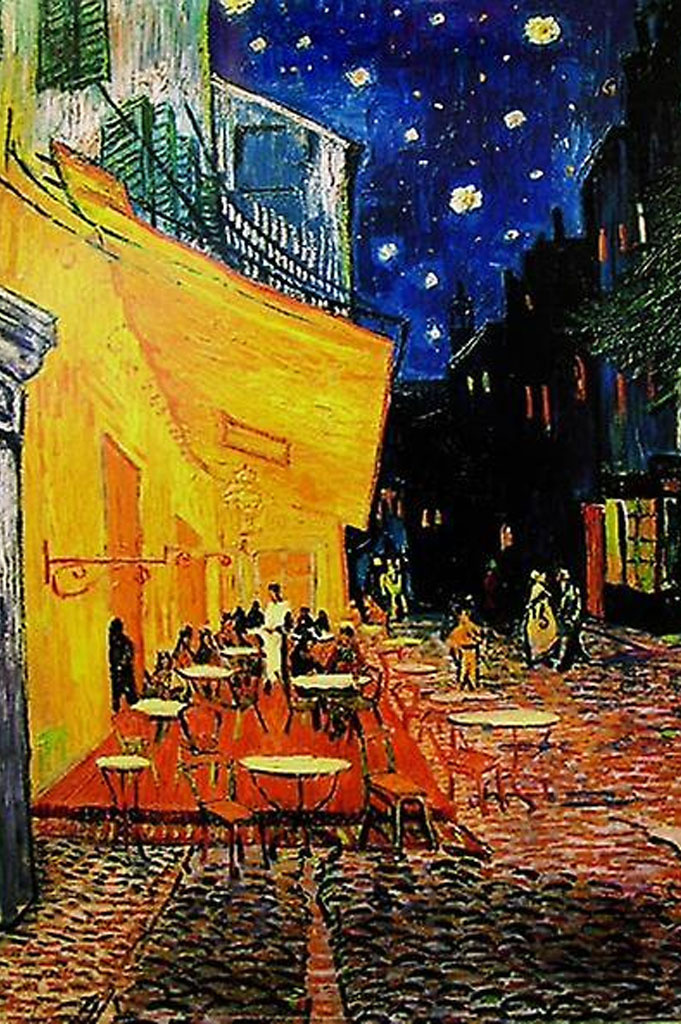 Van Gogh Caféterras Bij Nacht Maxi Poster Hole in the Wall Hole in the Wall