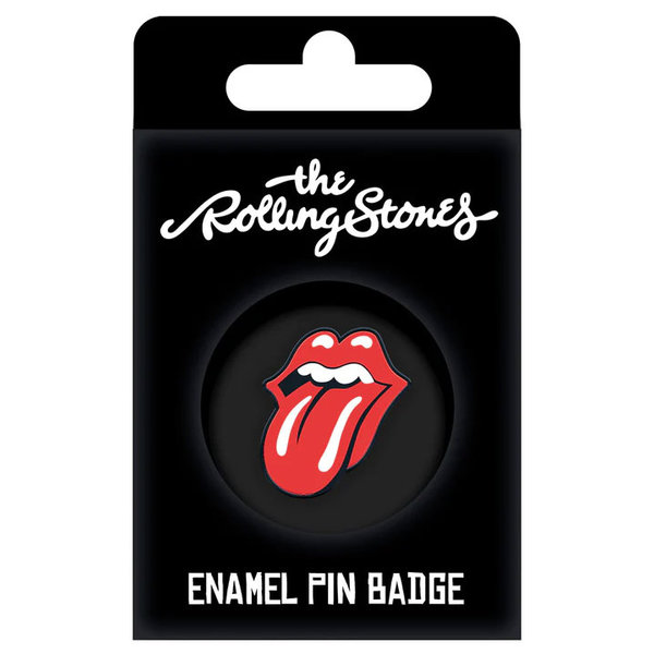 Rolling Stones Tongue - Badge en émail