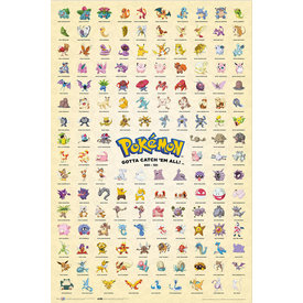 Pokémon First Generation - Maxi Poster